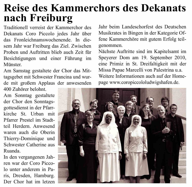 Kirchenblatt LU 06 2010